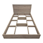 Κρεβάτι Athos pakoworld σε sonoma απόχρωση 140x200εκ-383-000093