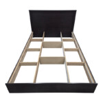 Κρεβάτι Athos pakoworld σε wenge απόχρωση 140x200εκ-383-000097