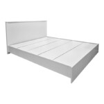 Κρεβάτι Athos pakoworld σε λευκή απόχρωση 160x200εκ-383-000099