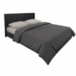 Κρεβάτι Athos pakoworld σε wenge απόχρωση 160x200εκ-383-000102