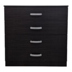 Συρταριέρα Athos pakoworld σε wenge απόχρωση 80x40x79εκ-383-000112