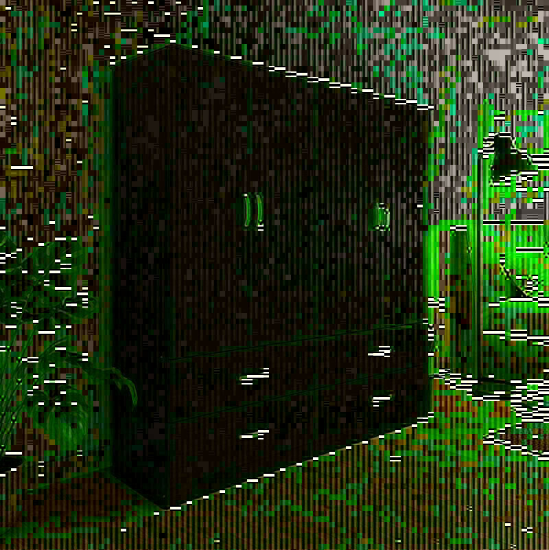 Ντουλάπα τετράφυλλη με συρτάρια Lego pakoworld wenge 160x42x180εκ-383-000190