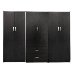 Ντουλάπα τετράφυλλη Lego Ι pakoworld wenge 240x42x180εκ-383-000194