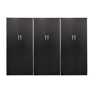 Ντουλάπα εξάφυλλη Lego pakoworld wenge 240x42x180εκ-383-000199