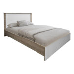 Σετ Κρεβατοκάμαρας Athos Sonoma Λευκό με Κρεβάτι 140x200εκ Σετ 3τεμ-383-000304