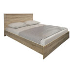 Σετ Κρεβατοκάμαρας Athos Sonoma με Κρεβάτι 160x200εκ Σετ 3τεμ-383-000310