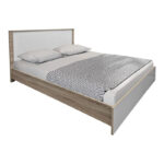 Σετ Κρεβατοκάμαρας Athos Sonoma Λευκό με Κρεβάτι 160x200εκ Σετ 4τεμ-383-000319