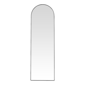 Καθρέπτης Plaza I pakoworld αλουμίνιο σε μαύρη απόχρωση 50x28x160εκ-384-000004