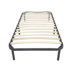 Σομιές μεταλλικός Amaso pakoworld σε μαύρη απόχρωση 90x190x28εκ-386-000002