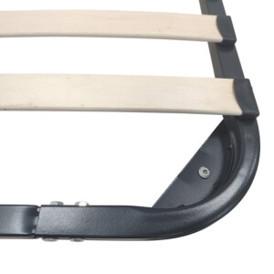 Σομιές μεταλλικός Amaso pakoworld σε μαύρη απόχρωση 90x190x28εκ-386-000002