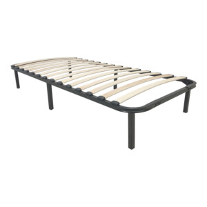 Σομιές μεταλλικός Amaso pakoworld σε μαύρη απόχρωση 90x190x28εκ-386-000002