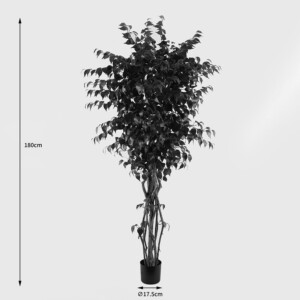 Διακοσμητικό φυτό σε γλάστρα Banyan Inart πράσινο Φ95x180εκ-391-000009