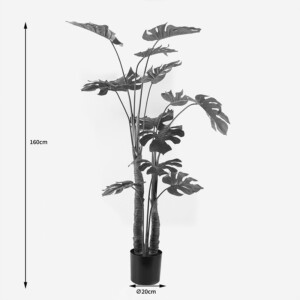 Διακοσμητικό φυτό σε γλάστρα Deliciosa I Inart πράσινο Φ90x160εκ-391-000017