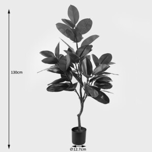 Διακοσμητικό φυτό σε γλάστρα Ficus Lyrata Inart πράσινο Φ70x130εκ-391-000021