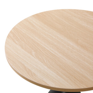 Τραπέζια σαλονιού Hemena pakoworld σετ 2τεμ σε μαύρη-φυσική απόχρωση-395-000003