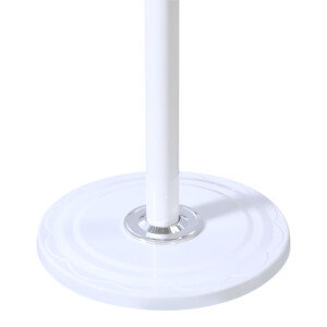 Καλόγερος Keleste pakoworld μέταλλο σε λευκή απόχρωση Φ37x175εκ-395-000008