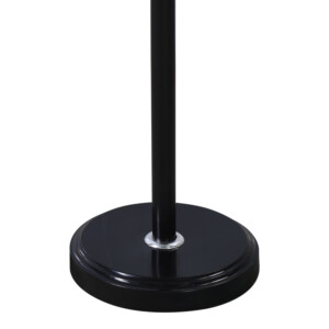 Καλόγερος Sinem pakoworld μέταλλο σε μαύρη-φυσική απόχρωση Φ30x175εκ-395-000009