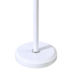 Καλόγερος Serea pakoworld μέταλλο σε λευκή-φυσική απόχρωση Φ30x175εκ-395-000015