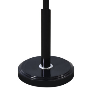 Καλόγερος Portu pakoworld μέταλλο σε μαύρη-φυσική απόχρωση Φ30x170εκ-395-000016