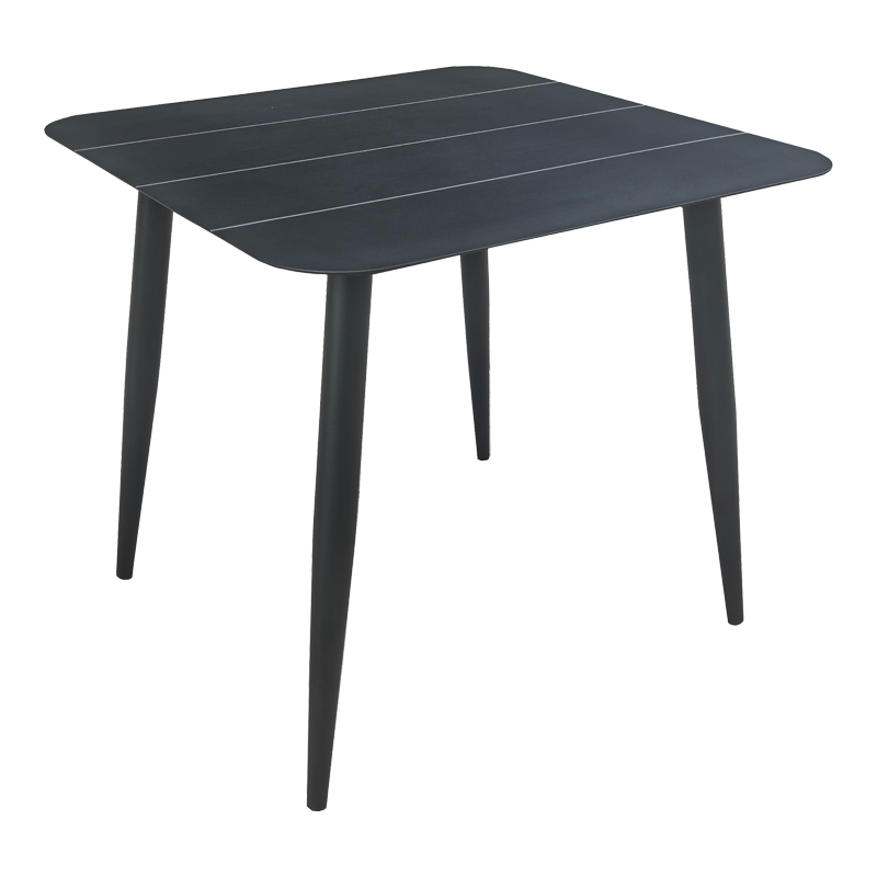 Τραπέζι Vista pakoworld αλουμίνιο σε μαύρη απόχρωση 80x80x72εκ-404-000034 Τραπέζι Vista pakoworld αλουμίνιο σε μαύρη απόχρωση 80x80x72εκ-404-000034