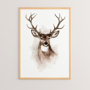 Πίνακας Deereby pakoworld με ψηφιακή εκτύπωση και πλαίσιο 33x1.5x48εκ-409-000002