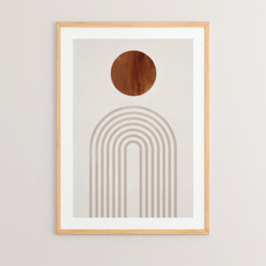 Πίνακας Linoua pakoworld με ψηφιακή εκτύπωση και πλαίσιο 33x1.5x48εκ-409-000037