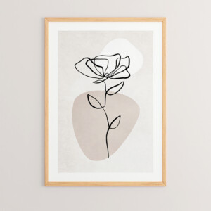 Πίνακας Bevo pakoworld με ψηφιακή εκτύπωση και πλαίσιο 33x1.5x48εκ-409-000039