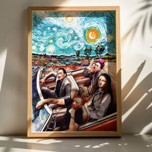 Πίνακας Heavento pakoworld με ψηφιακή εκτύπωση και πλαίσιο 33x1.5x48εκ-409-000077