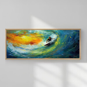 Πίνακας Copal pakoworld με ψηφιακή εκτύπωση και πλαίσιο 120x2x50εκ-409-000100