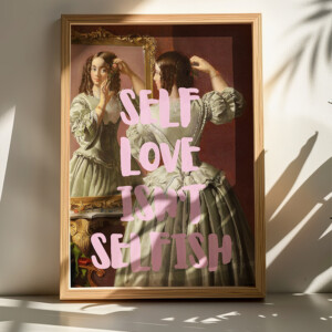 Πίνακας Selef pakoworld με ψηφιακή εκτύπωση και πλαίσιο 70x2x50εκ-409-000115