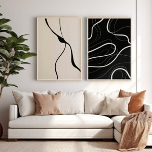 Πίνακας Bennez pakoworld δίπτυχος με ψηφιακή εκτύπωση και πλαίσιο 33x1.5x48εκ-409-000141