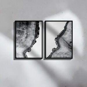 Πίνακας Nepen I pakoworld δίπτυχος με ψηφιακή εκτύπωση και πλαίσιο 33x1.5x48εκ-409-000145