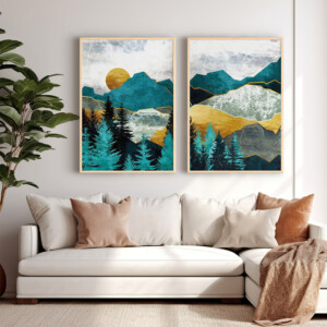 Πίνακας Lovas pakoworld δίπτυχος με ψηφιακή εκτύπωση και πλαίσιο 33x1.5x48εκ-409-000155