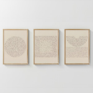 Πίνακας Fouldy  pakoworld τρίπτυχος με ψηφιακή εκτύπωση και πλαίσιο 33x1.5x48εκ-409-000186