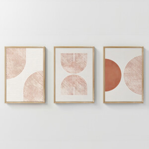 Πίνακας Chilen  pakoworld τρίπτυχος με ψηφιακή εκτύπωση και πλαίσιο 33x1.5x48εκ-409-000191