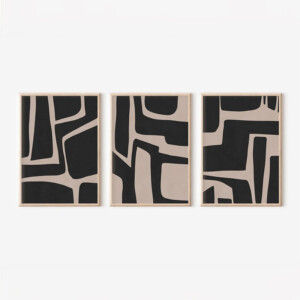 Πίνακας Jelenta  pakoworld τρίπτυχος με ψηφιακή εκτύπωση και πλαίσιο 33x1.5x48εκ-409-000205