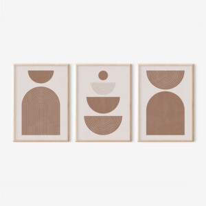 Πίνακας Loana pakoworld τρίπτυχος με ψηφιακή εκτύπωση και πλαίσιο 33x1.5x48εκ-409-000208