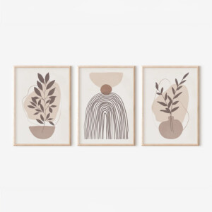 Πίνακας Frendy  pakoworld τρίπτυχος με ψηφιακή εκτύπωση και πλαίσιο 33x1.5x48εκ-409-000222