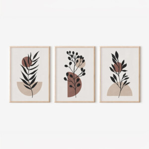 Πίνακας Stenfy pakoworld τρίπτυχος με ψηφιακή εκτύπωση και πλαίσιο 33x1.5x48εκ-409-000223