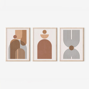 Πίνακας Rexion  pakoworld τρίπτυχος με ψηφιακή εκτύπωση και πλαίσιο 33x1.5x48εκ-409-000227