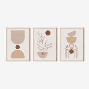 Πίνακας Stijo pakoworld τρίπτυχος με ψηφιακή εκτύπωση και πλαίσιο 33x1.5x48εκ-409-000236