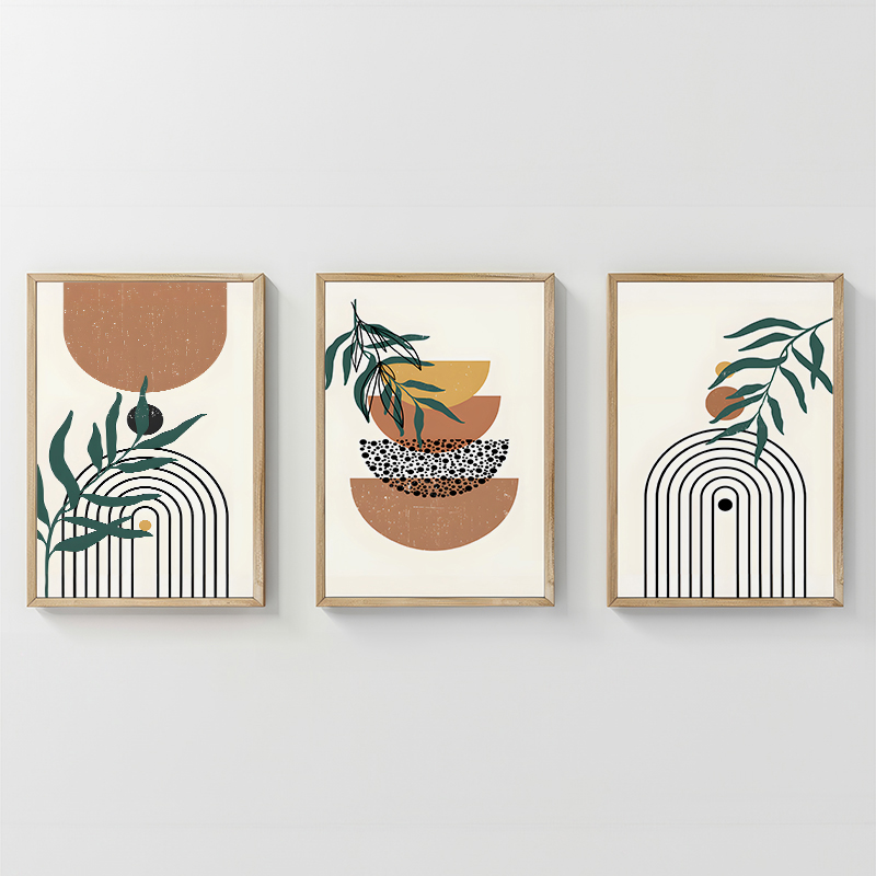 Πίνακας Mylen pakoworld τρίπτυχος με ψηφιακή εκτύπωση και πλαίσιο 33x1.5x48εκ-409-000260