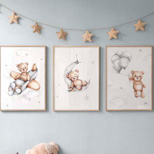 Πίνακας Luthra pakoworld τρίπτυχος με ψηφιακή εκτύπωση και πλαίσιο 33x1.5x48εκ-409-000267