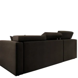 Καναπές Γωνιακός ArteLibre Αριστερή Γωνία AUDREY Σκούρο Καφέ 243x174x80/91cm - Image 8