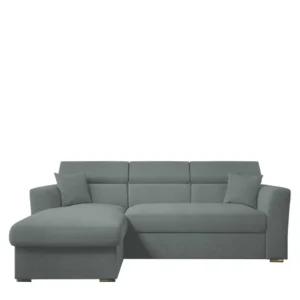 Καναπές Γωνιακός ArteLibre Αριστερή Γωνία AUDREY Ανοιχτό Γκρι 243x174x80/91cm