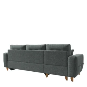 Καναπές Γωνιακός ArteLibre Αναστρέψιμη Γωνία JESSIE 235x160x85cm Ανοιχτό Γκρι - Image 5