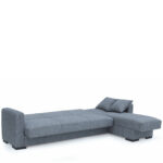 Καναπές Κρεβάτι Γωνιακός ArteLibre JOSE Ανοιχτό Γκρι 270x150x86cm - Image 4