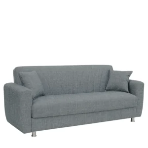 Καναπές Κρεβάτι Τριθέσιος ArteLibre JUAN Γκρι 210x84x86cm - Image 2