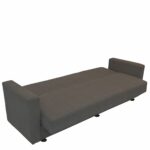 Καναπές Κρεβάτι ArteLibre AMETHYST Τριθέσιος Σκούρο Γκρι 214x78x78cm - Image 4
