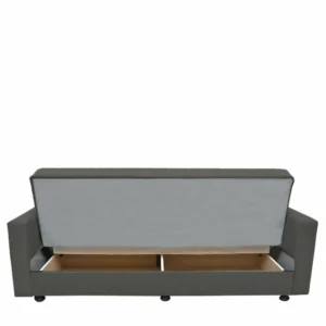 Καναπές Κρεβάτι ArteLibre AMETHYST Τριθέσιος Σκούρο Γκρι 214x78x78cm - Image 6
